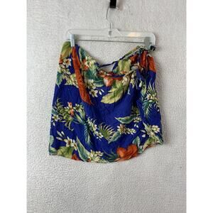 Hibiscus Collection Hawaii Short Wrap Skirt Women Bohemian Gypsy Hippie Boho